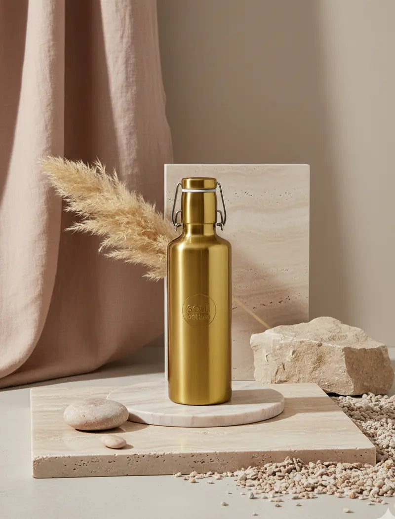 soulbottle steel light • gold